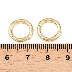 Brass Twister Clasp&nbsp;KK-Z146-04G-01