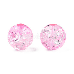 Transparent Crackle Acrylic Beads&nbsp;CACR-N002-18B