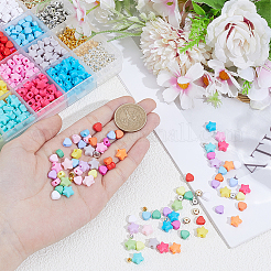 1400Pcs Acrylic & CCB Plastic & ABS Plastic DIY Jewelry Findings Kits&nbsp;DIY-PA0001-45
