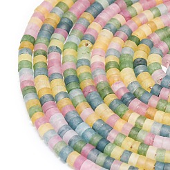 Natural White Jade Beads Strands&nbsp;G-P575-B14-4x2mm-01