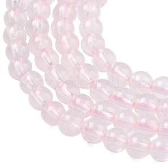 Natural Madagascar Rose Quartz Beads Strands&nbsp;G-A307-A01-01