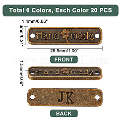 120Pcs 6 Colors Alloy Connector Charms&nbsp;FIND-PH0005-61