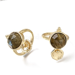 Brass Cuff Rings for Women&nbsp;GG-CBA7610-10G-07