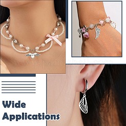 80Pcs 8 Styles Tibatan Style Alloy Pendants&nbsp;FIND-CJ0006-02