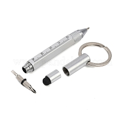 Aluminum Practical 6-in-1 Keychain Pen&nbsp;AJEW-R004-01P-03