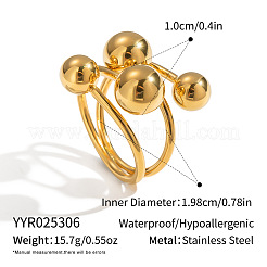 304 Stainless Steel Finger Rings for Women&nbsp;LD2773