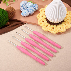 TPR Handle Aluminum Crochet Hook Needles&nbsp;TOOL-TA0001-13E