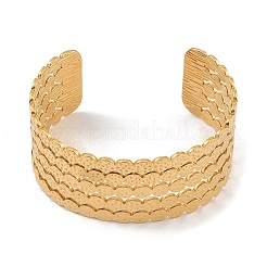 Hollow Wide Version Open Cuff Bangles&nbsp;BJEW-U006-03G-04