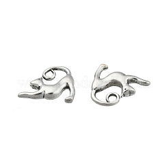Tibetan Style Alloy Kitten Pendants&nbsp;TIBEP-A22092-AS-LF
