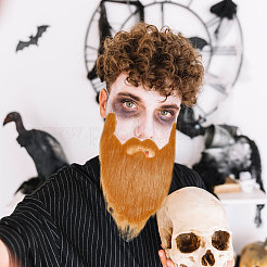 Fibre Beard for Masquerade Cosplay Costume Props Supplies&nbsp;DIY-WH0504-705