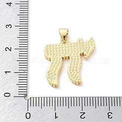 Brass Pendants&nbsp;KK-Z098-15G