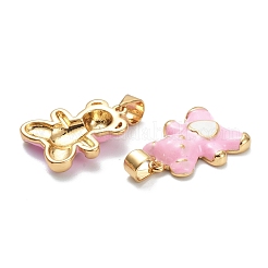 Brass Enamel Pendants&nbsp;KK-A153-06G-B