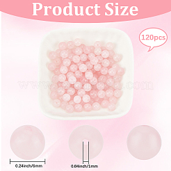 120Pcs Natural Rose Quartz Beads&nbsp;G-PA0001-04B
