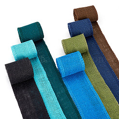 6 Rolls 6 Colors Burlap & Linen Ribbon&nbsp;OCOR-BT0001-03