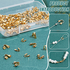 120Pcs 2 Styles Brass Cord Locks&nbsp;KK-PH0006-84G