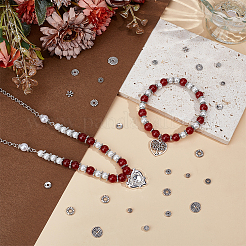 670Pcs 10 Styles Tibetan Style Spacer Beads&nbsp;TIBEB-PH0005-45
