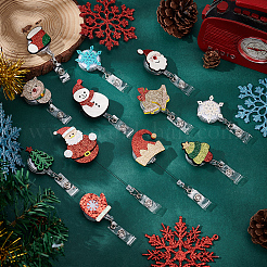 Christmas Theme Badge Reels&nbsp;AJEW-PH01542