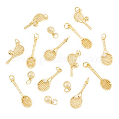 16Pcs 4 Styles Brass Pendants&nbsp;KK-TA0009-03