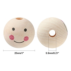 Natural Wood Beads&nbsp;WOOD-T019-13A