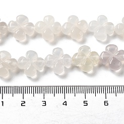 Natural White Agate Beads Strands&nbsp;G-P520-A01-01