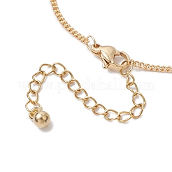 2Pcs 2 Colors Brass Curb Chains Bracelet Making&nbsp;AJEW-JB01329