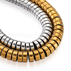 2 Strands 2 Colors Electroplate Non-magnetic Synthetic Hematite Beads Spacers Strands&nbsp;G-TA0001-28