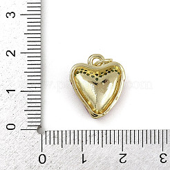 Brass Micro Pave Cubic Zirconia Pendants&nbsp;KK-D409-48G-04