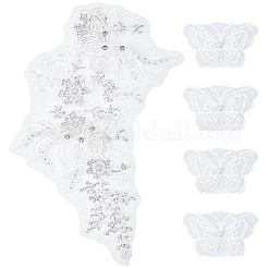 4Pcs Cotton Lace Clothing Patches&nbsp;PATC-FG0003-84