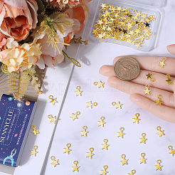 200Pcs Alloy Charms&nbsp;FIND-SC0023-74G