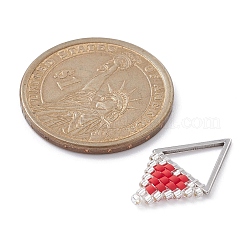 Handmade Loom Pattern MIYUKI Delica Seed Beads&nbsp;PALLOY-MZ00167