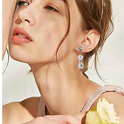 30Pcs Clear Cubic Zirconia Stud Earring Findings&nbsp;EJEW-BBC0006-06A