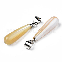 Natural Trochid Shell/Trochus Pendants&nbsp;SSHEL-N027-129P
