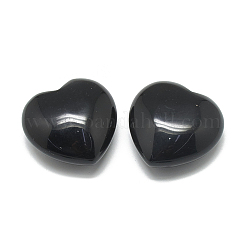 Natural Obsidian Heart Love Stones&nbsp;G-S336-01D-10