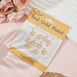 10Pcs Brass Pendants&nbsp;KK-BBC0023-01