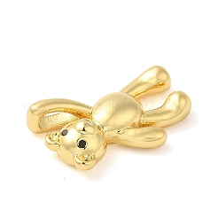 Rack Plating Brass with Cubic Zirconia Pendants&nbsp;KK-Q784-05G