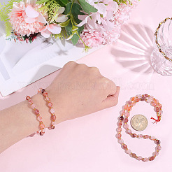 1 Strand Natural Ferruginous Quartz Beads Strands&nbsp;G-DR0001-03