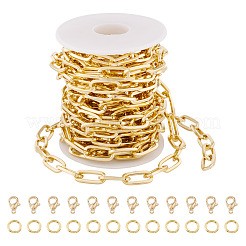 DIY Aluminium Paperclip Chains Bracelets/Necklaces Making Kit&nbsp;DIY-TA0012-91G