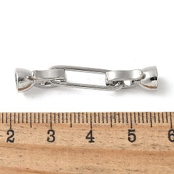Brass Fold Over Clasps&nbsp;KK-M320-23P