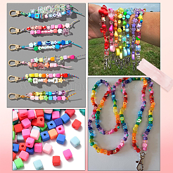 10 Strands Handmade Polymer Clay Beads Strands&nbsp;CLAY-SC0002-49