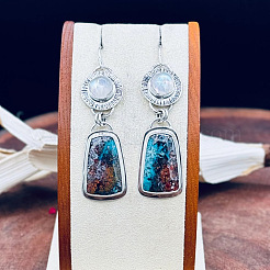 Alloy Enamel Dangle Earrings&nbsp;FS-WG6E131-01