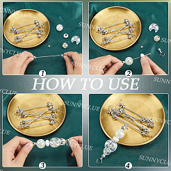24Pcs Stainless Steel Beadable Keychain Bar for Jewelry Making DIY Crafts&nbsp;KEYC-SC0002-11