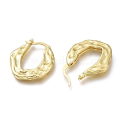 Brass Hoop Earrings&nbsp;X-EJEW-H104-17G
