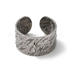 Tarnish Resistant 304 Stainless Steel Cuff Ring Settings&nbsp;STAS-E202-01P