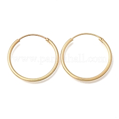 Brass Hoop Earrings&nbsp;EJEW-G474-01G-04