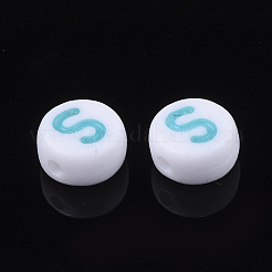 Initial Acrylic Beads&nbsp;X-OACR-E001-20S