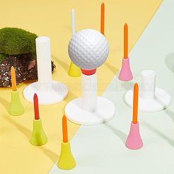 12Pcs Two-tone Plastic Golf Double Tees&nbsp;AJEW-CA0001-62