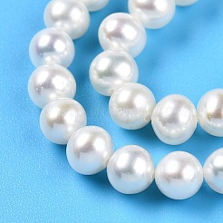 Natural Cultured Freshwater Pearl Beads Strands&nbsp;PEAR-N016-04B