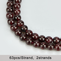 Natural Garnet Beads Strands&nbsp;G-OC0001-25-6mm
