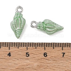 Brass with Enamel Charms&nbsp;KK-CBA61F8-01P-02