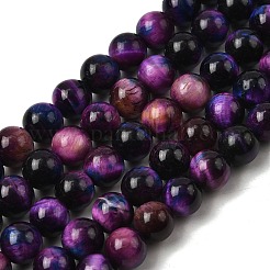 Natural Tiger Eye Beads Strands&nbsp;G-F561-6mm-B07